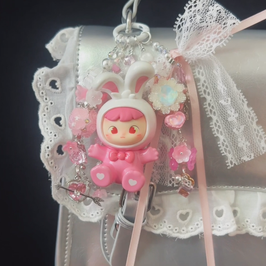 Cimmy Kind-Hearted Bunny DIY Key & Phone & Bag Charms