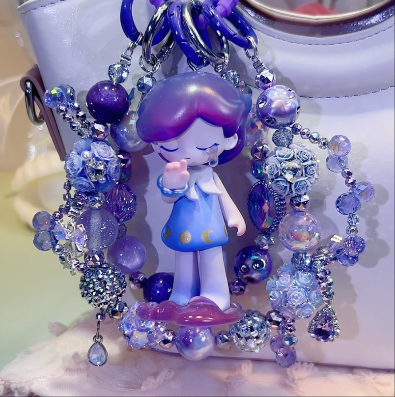 Azura Ice Blue Glaxy DIY Bag and Car Charms