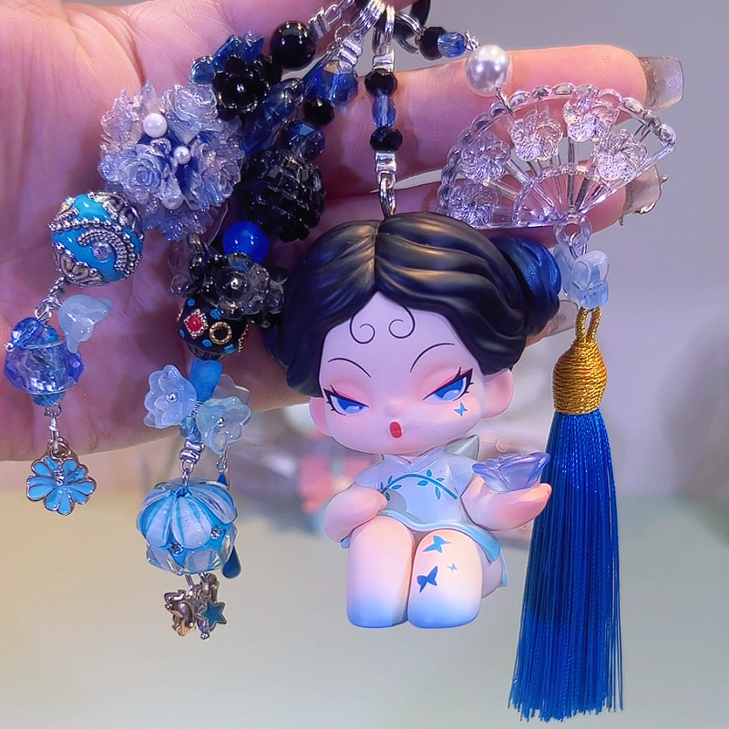 DodoNami Blue Rose DIY Key & Phone & Bag Charms