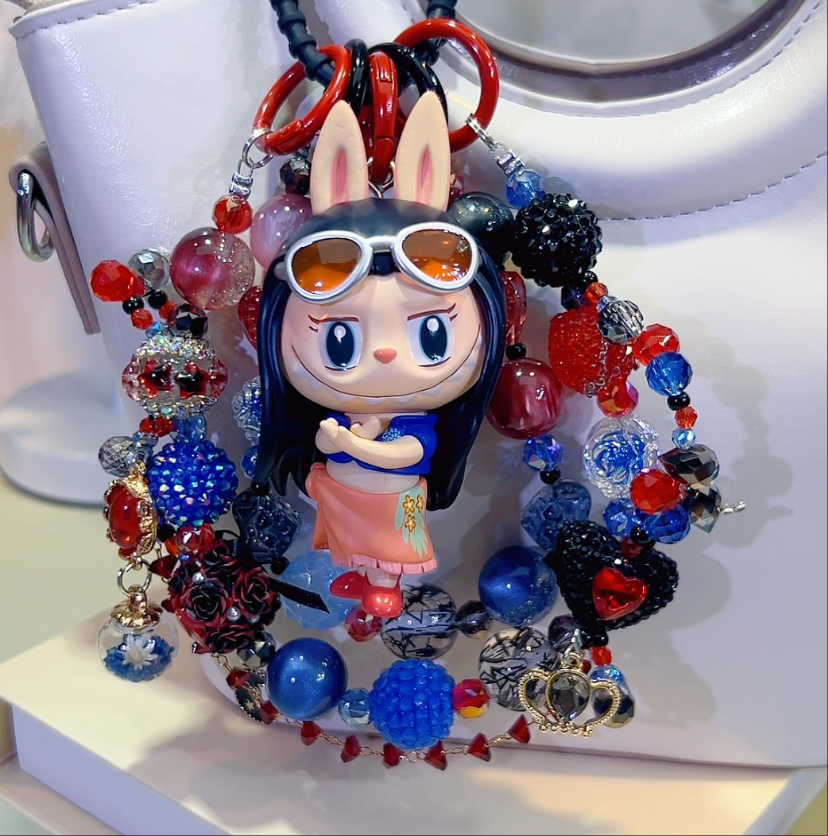Labubu Nico Robin DIY Bag and Car Charms