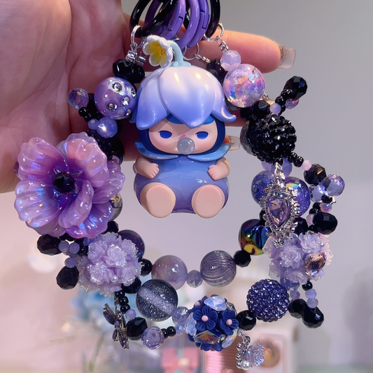Pucky Blue Rhododendron DIY Bag and Car Charms