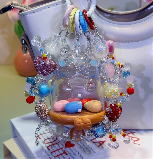 Crybaby Jar of Hearts DIY Bag and Car Charms