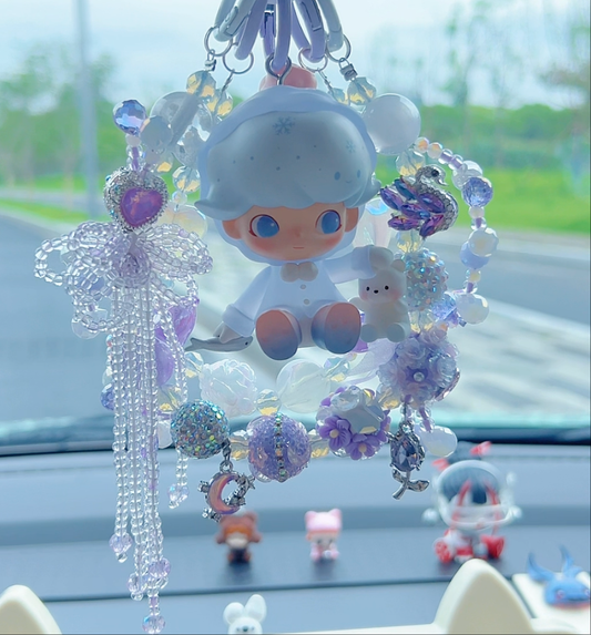 Dimoo Warm Polar Bear DIY Bag and Car Charms