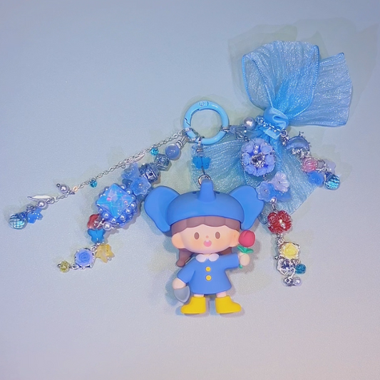 Zzoton Flower Elephant DIY Key & Phone & Bag Charms