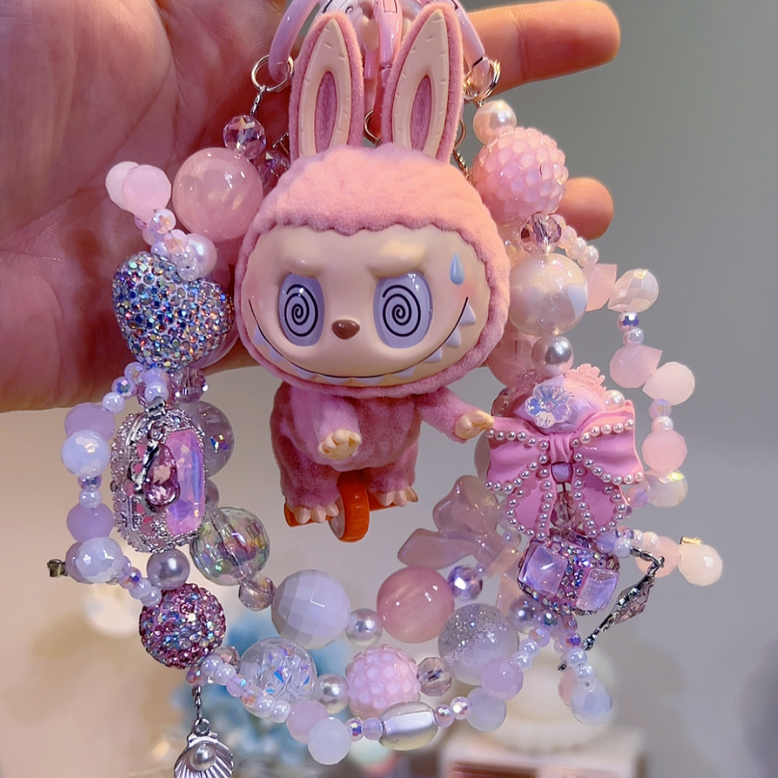 Labubu Ab Roller DIY Bag and Car Charms