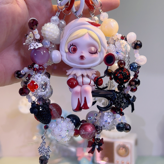 Skullpanda Duality White DIY Bag and Car Charms