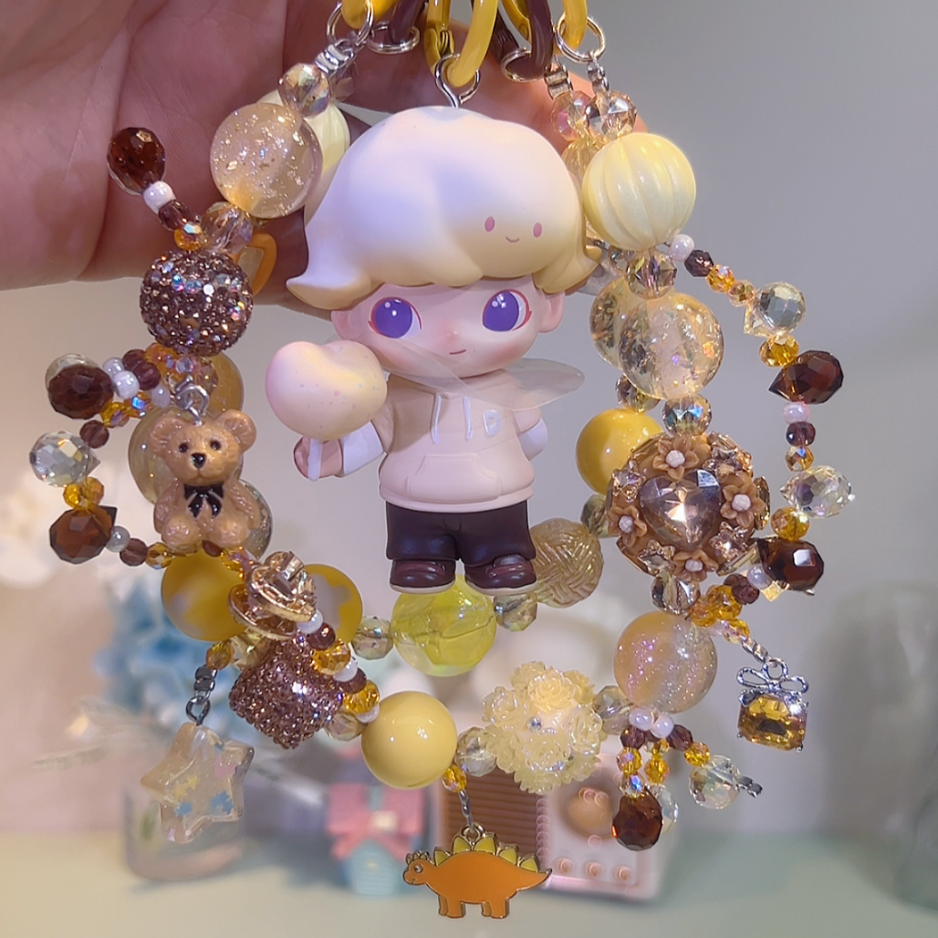 Dimoo Marshmallow DIY Bag and Car Charms