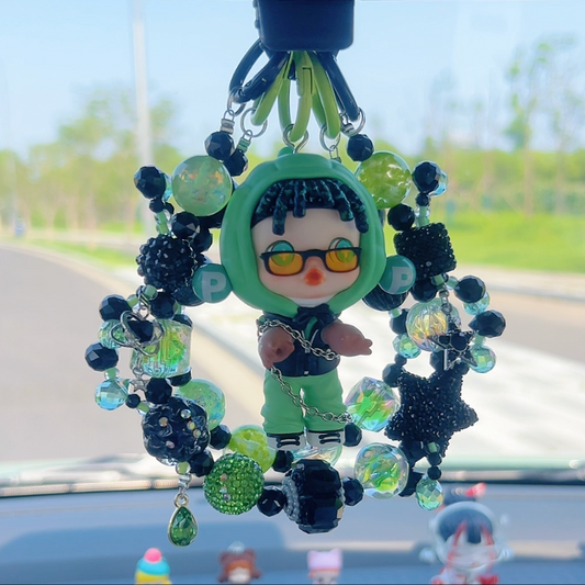 Skull Panda Rapper DIY Bag and Car charms