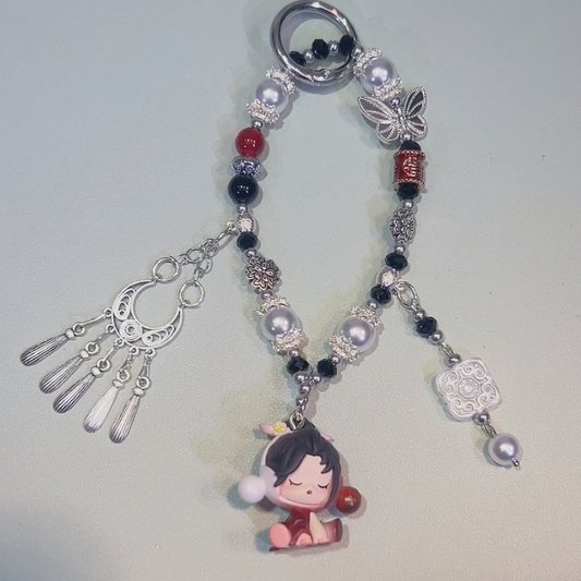 SkullPanda Scene DIY Key & Phone & Bag Charms