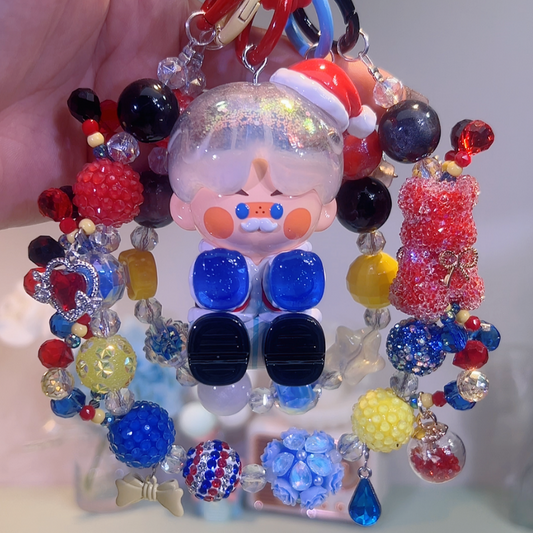 PinoJelly Santa is Busy DIY Bag and Car Charms
