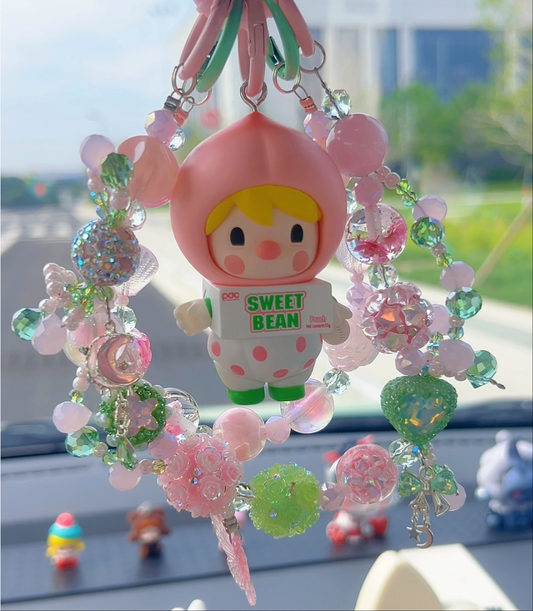 SweetBean Peach Biscuit Stick DIY Bag and Car Charms