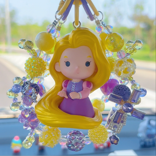 Disney Princess Rapunzel DIY Bag and Car charms