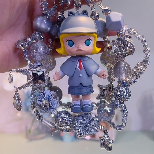Molly Detective（Gray） DIY Bag and Car Charms