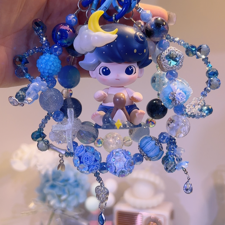 Dimoo Moonlight Explorer DIY Bag and Car Charms