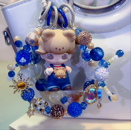 Dimoo Bear Dad DIY Bag and Car Charms