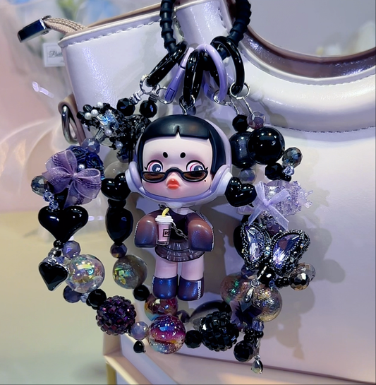 Skullpanda Milk Tea Girl DIY Bag and Car Charms