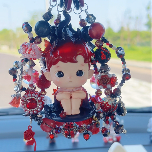 Haci Blazing Flame DIY Bag and Car charms