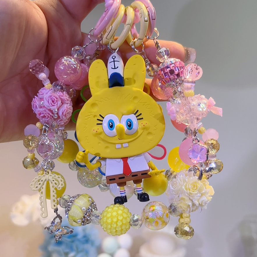 Labubu Champion Chef DIY Bag and Car Charms