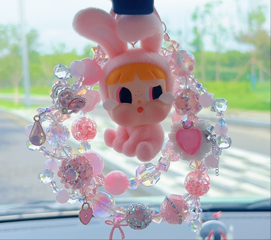 Crybaby Bunny Blossom DIY Bag and Car Charms