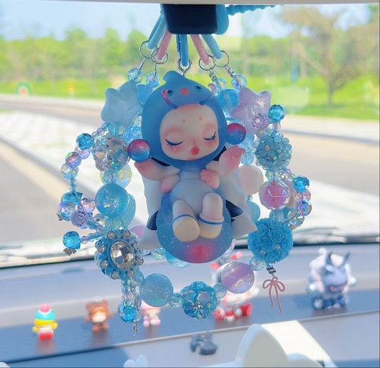 Skull Panda Lethargic DIY Bag and Car charms