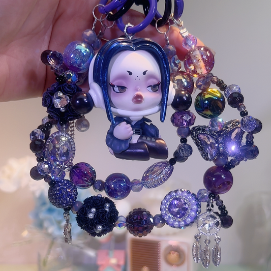 Skullpanda Dark Night Morticia DIY Bag and Car Charms