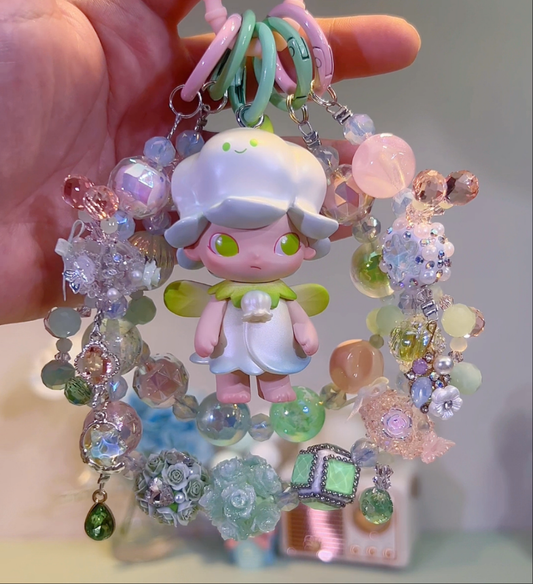 Dimoo Elf of Flower DIY Bag and Car Charms