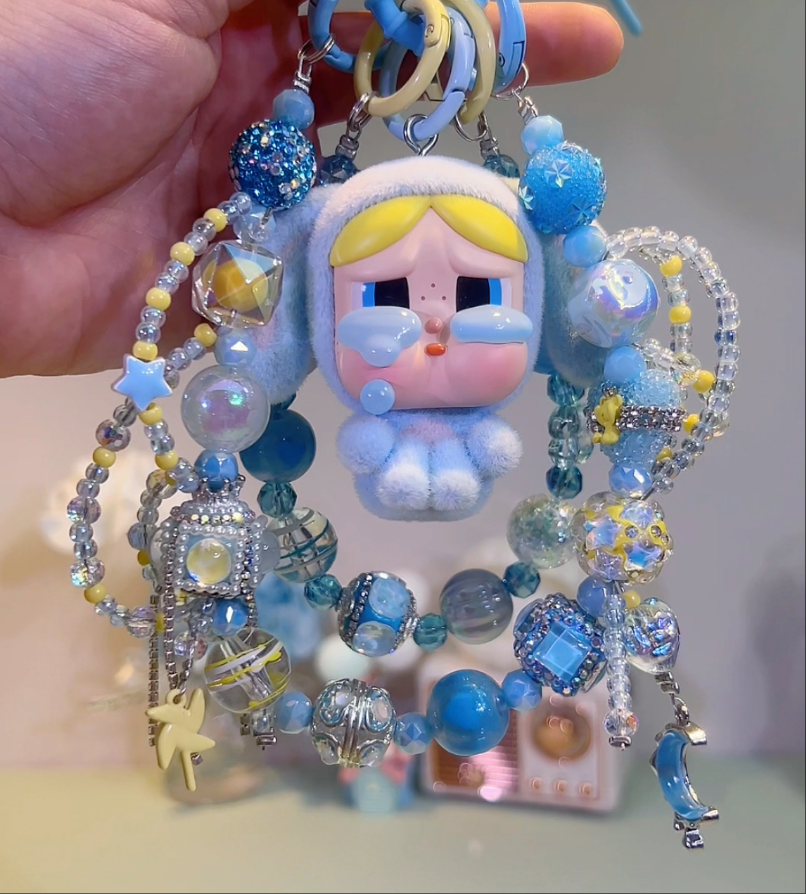 Crybaby Bunny Bubbles DIY Bag and Car Charms