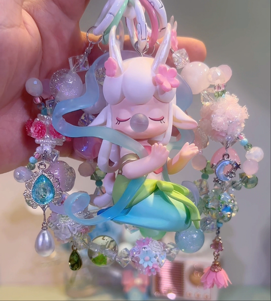 Nanci Nine-colored Deer DIY Bag and Car Charms