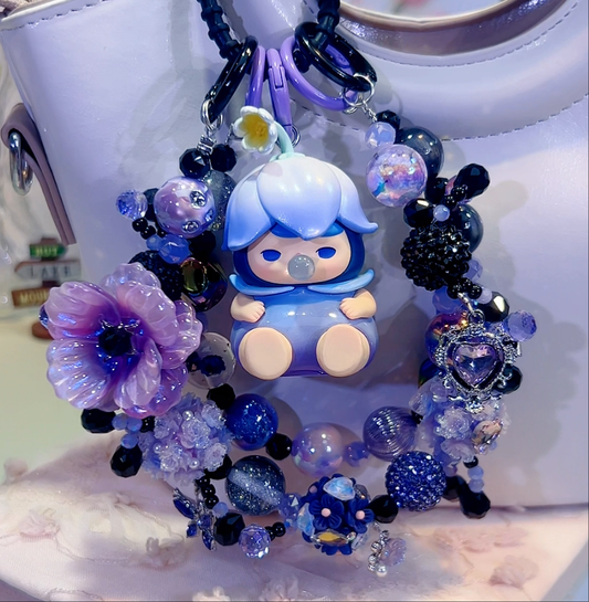 Pucky Blue Rhododendron DIY Bag and Car Charms