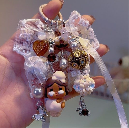 CryBaby Melted cheese balls DIY Key & Phone & Bag Charms