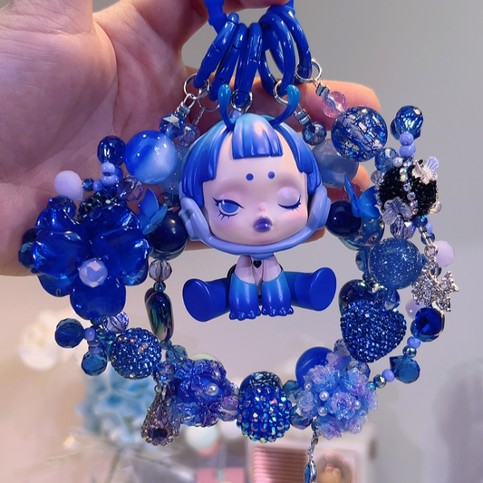 Skullpanda Blue Morpho DIY Bag and Car Charms