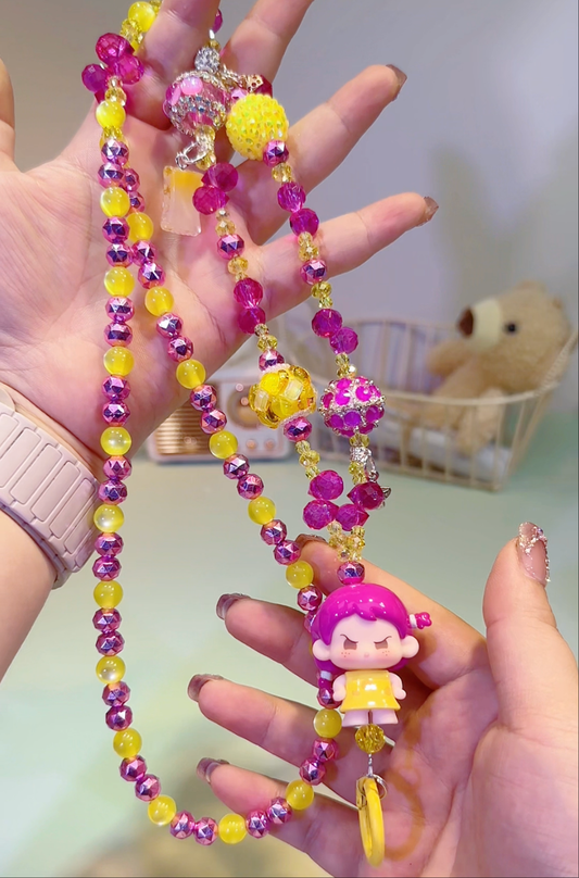 YaoYao Cheese Lanyard DIY Key & Phone & Bag Charms
