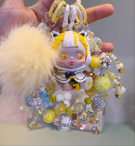 Skullpanda  Pet Cat DIY Bag and Car Charms