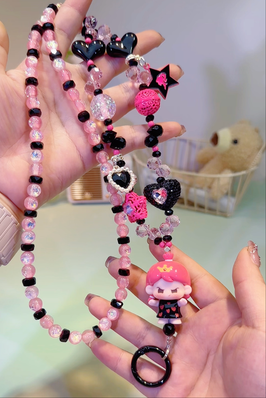 YaoYao Red Queen Lanyard DIY Key & Phone & Bag Charms