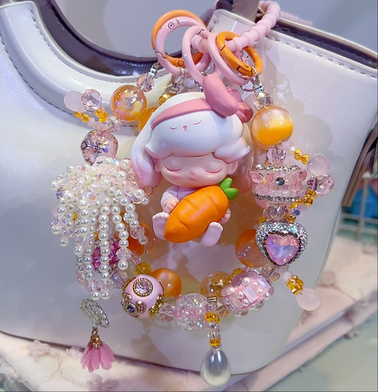 Dimoo Sleepy Bunny DIY Bag and Car Charms