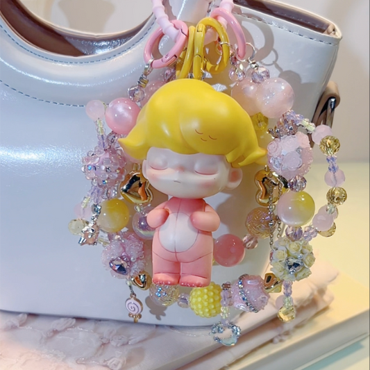 Dimoo Pajamas Rabbit DIY Bag and Car Charms