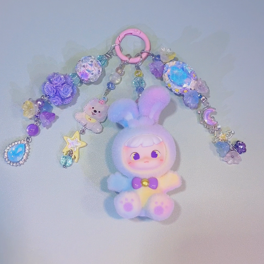 Cimmy Polar Day Bunny DIY Key & Phone & Bag Charms