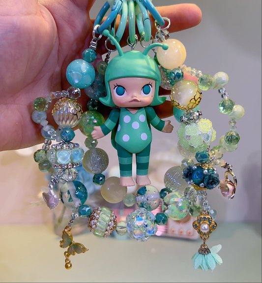Molly Green Beetle DIY Bag and Car Charms