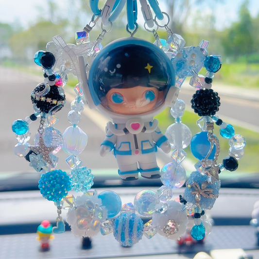Dimoo Astronaut DIY bag and car charms
