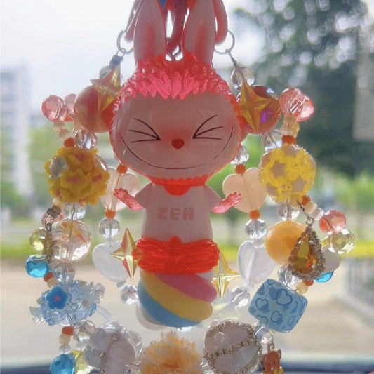 Labubu Mashmallow DIY Bag and Car charms