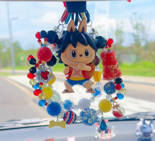 Labubu Monkey D. Luffy DIY Bag and Car Charms