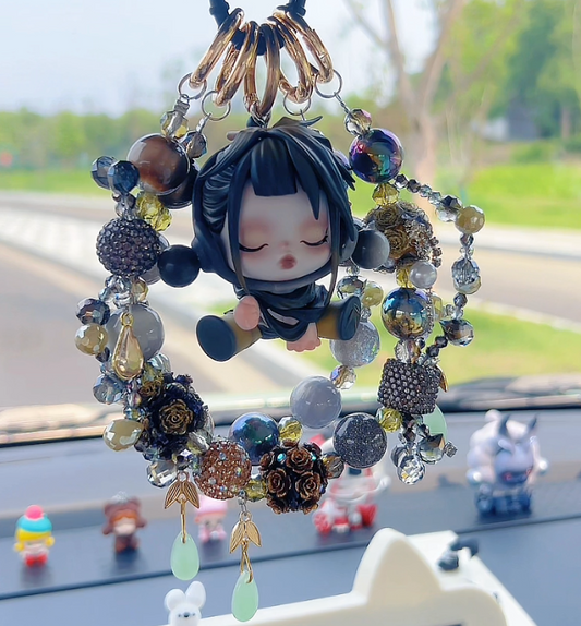 SkullPanda Bamboo Diy Bag and Car Charms