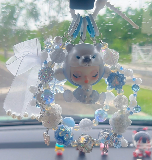 SkullPanda The Polar Bear DIY Bag and Car charms